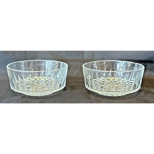 Arcoroc Starburst Crystal Vintage Bowls France-Set of 2!